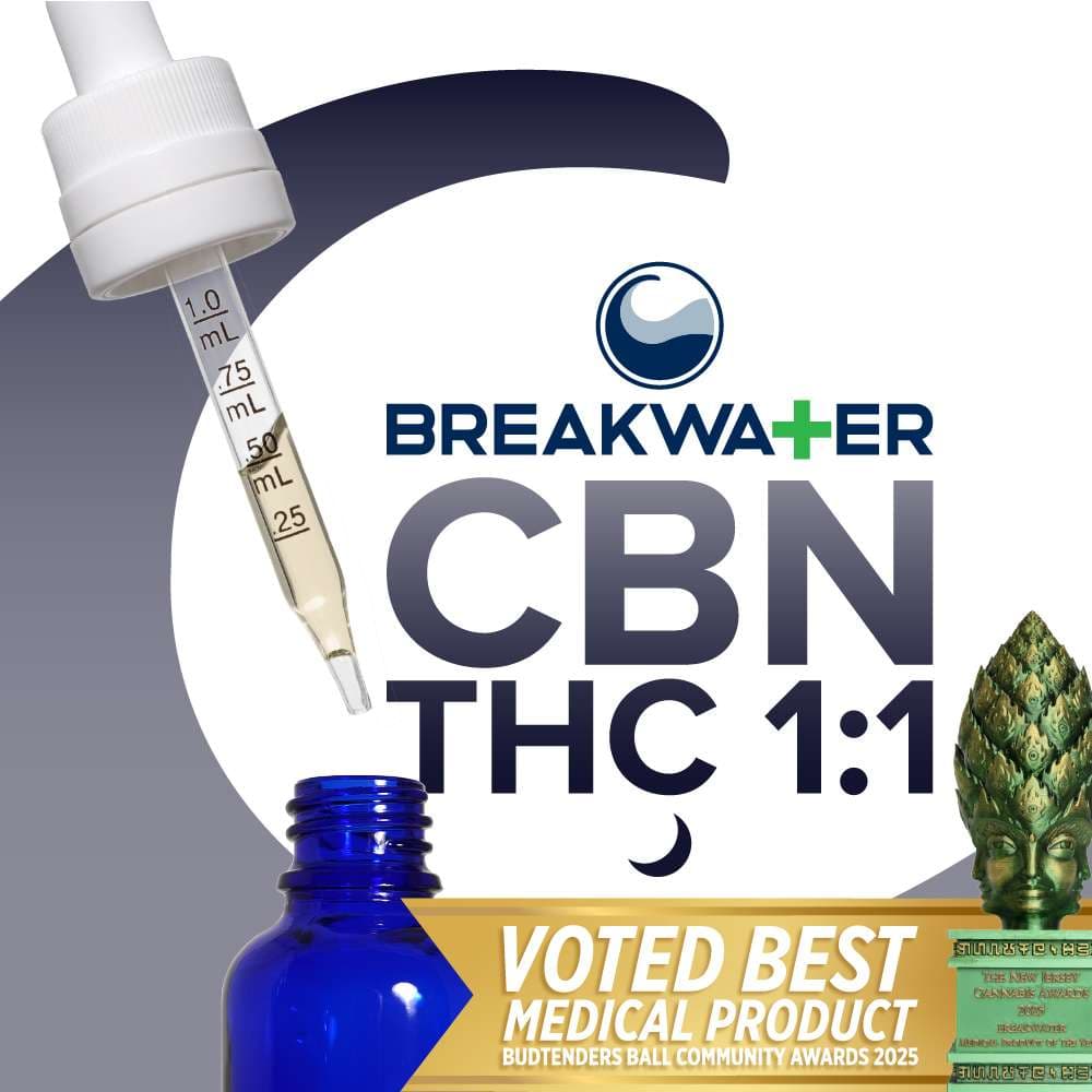 Breakwater 1:1 CBN:THC MCT Tincture