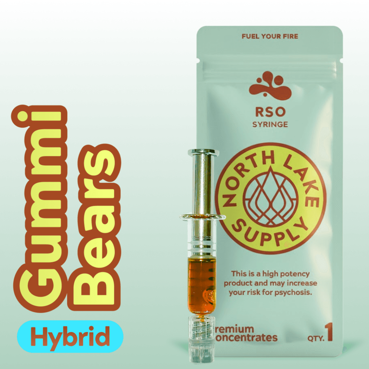 North Lake Supply Gummibears RSO Syringe