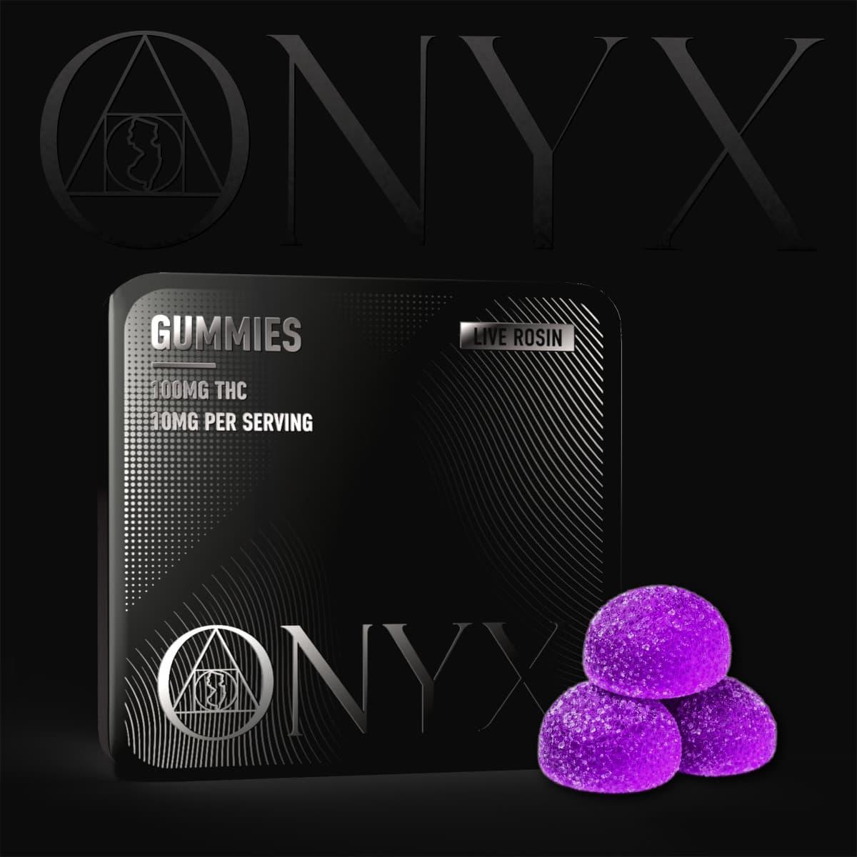 Onyx Berry Sweet Dreams Full Spectrum Gummies 10pk/100mg