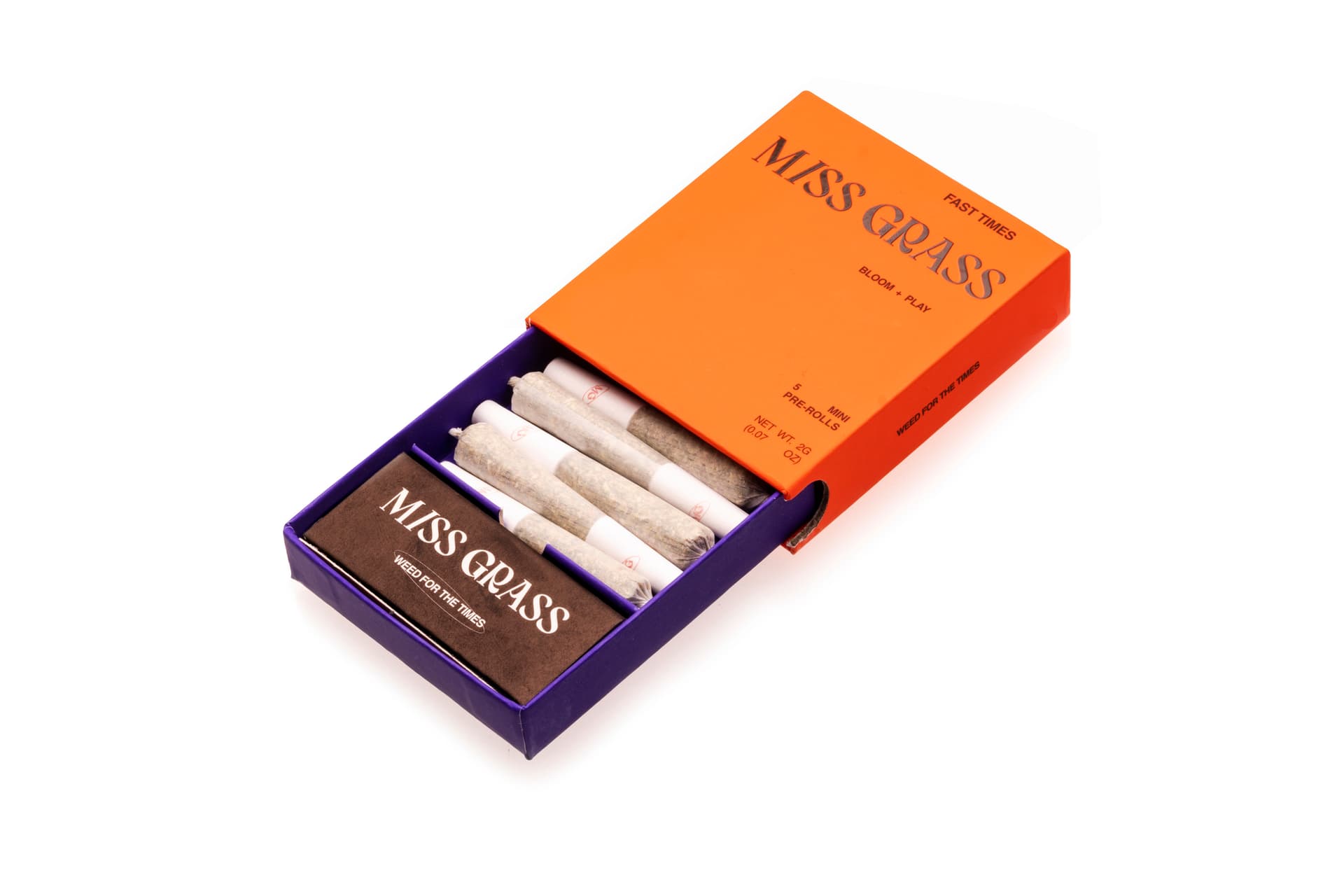 Miss Grass Northern Lemon Lights Fast Times Infused Minis Pre-Rolls 5pk/2g