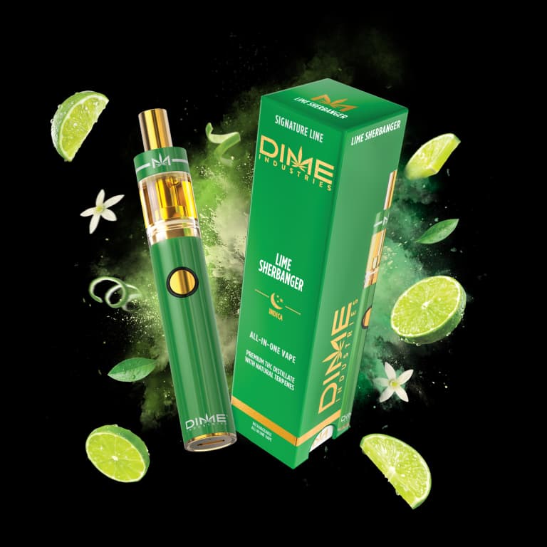 Dime Industries Lime Sherbanger Disposable