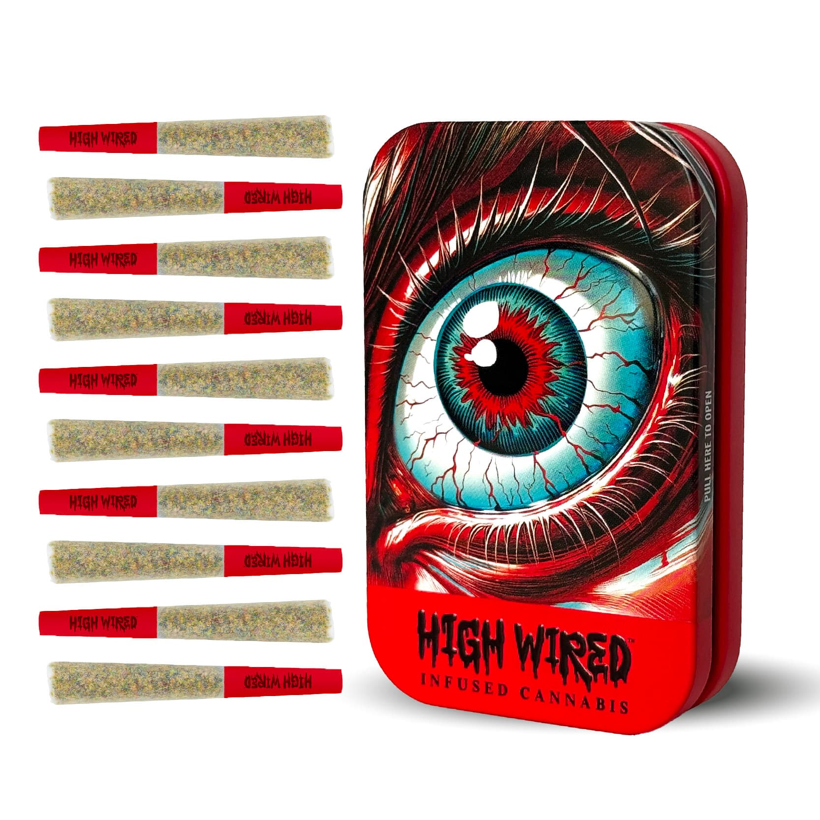 High Wired Citrus Sour Infused Pre-Rolls 10pk/3.5g