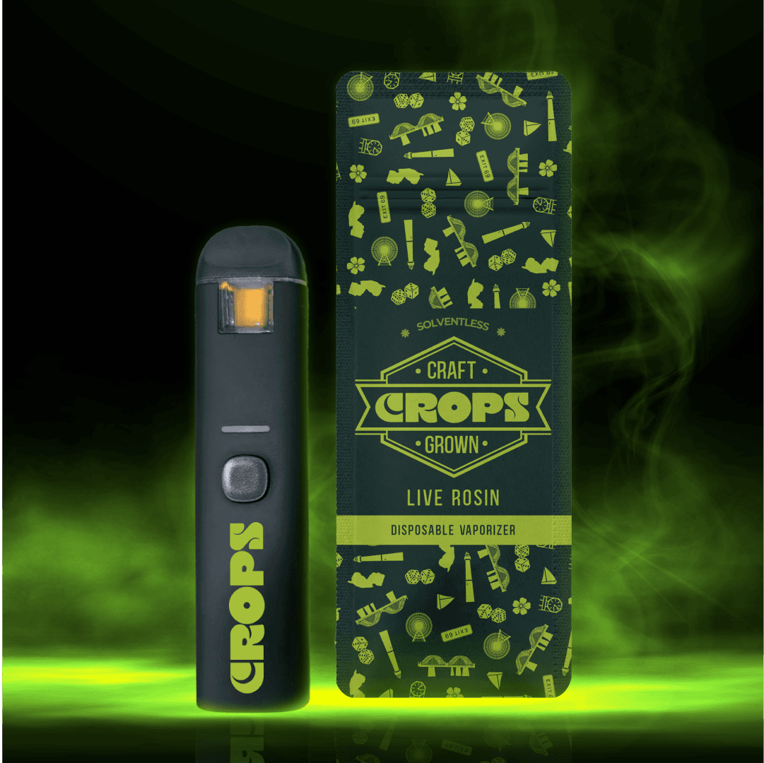 Crops Baby Yoda Live Rosin Disposable
