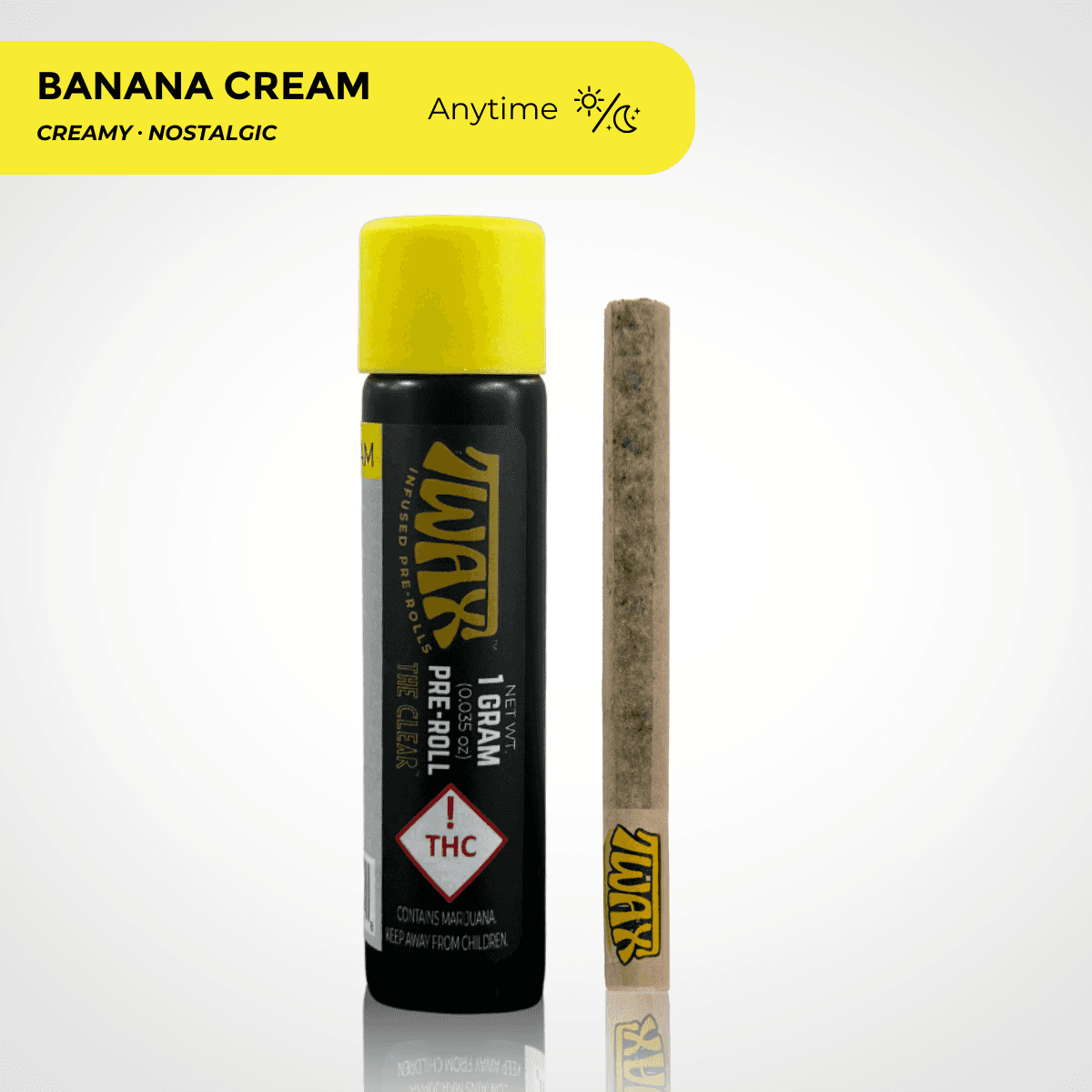 TWAX Banana Cream Infused Pre-Roll 1pk/1g