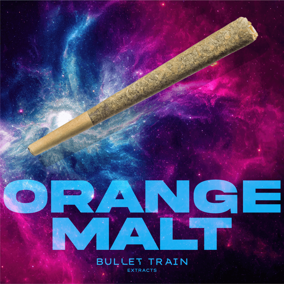Bullet Train Orange Malt Infused Pre-Roll