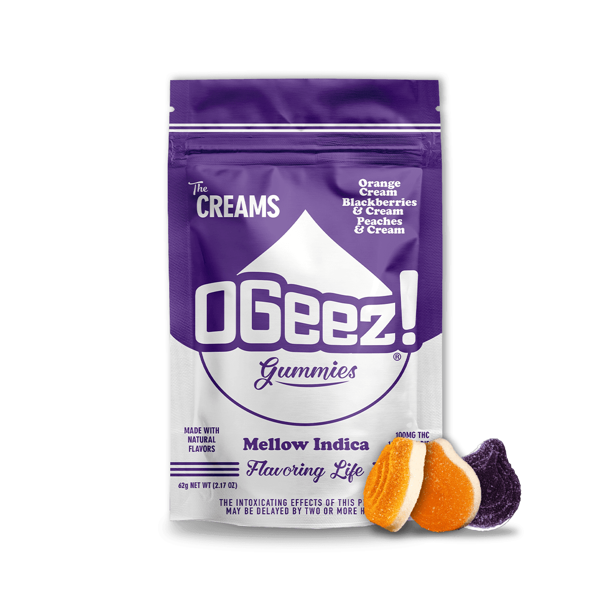 OGeez! The Creams Mellow Indica Gummies