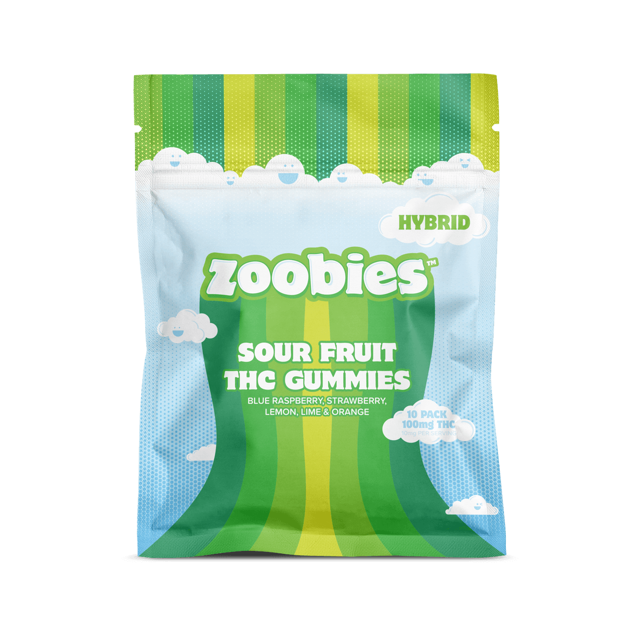 Zoobies Sour Fruit Gummies Sativa