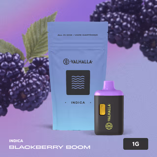 Valhalla Blackberry Boom Natural Disposable
