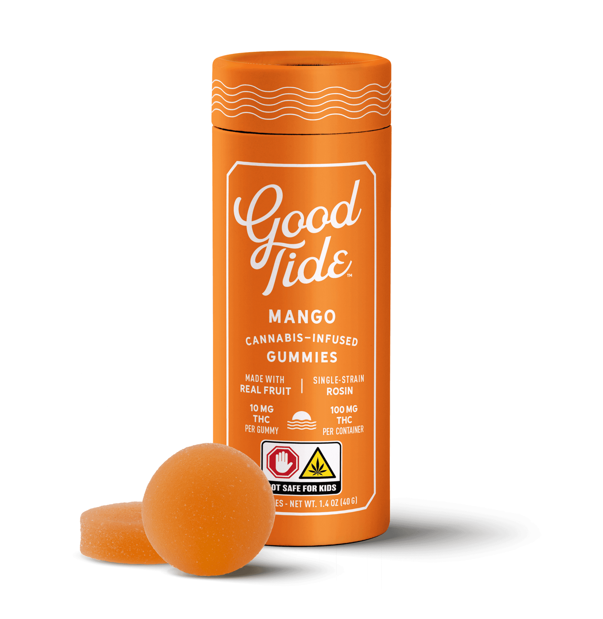 Good Tide Mango Rosin Infused Gummies 10pk/100mg