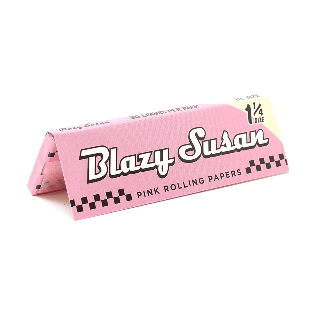 Blazy Susan Pink Rolling Papers 1 1/4"