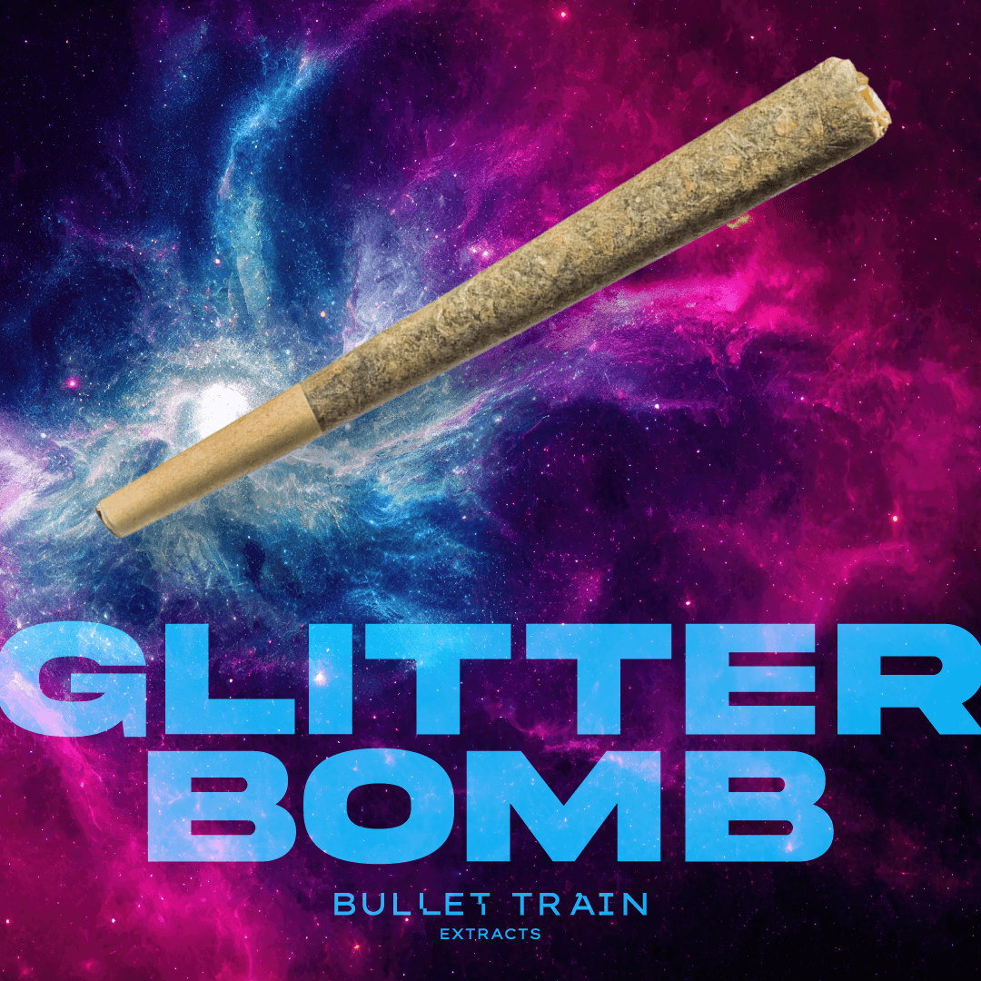 Bullet Train Glitter Bomb Infused Pre-Roll