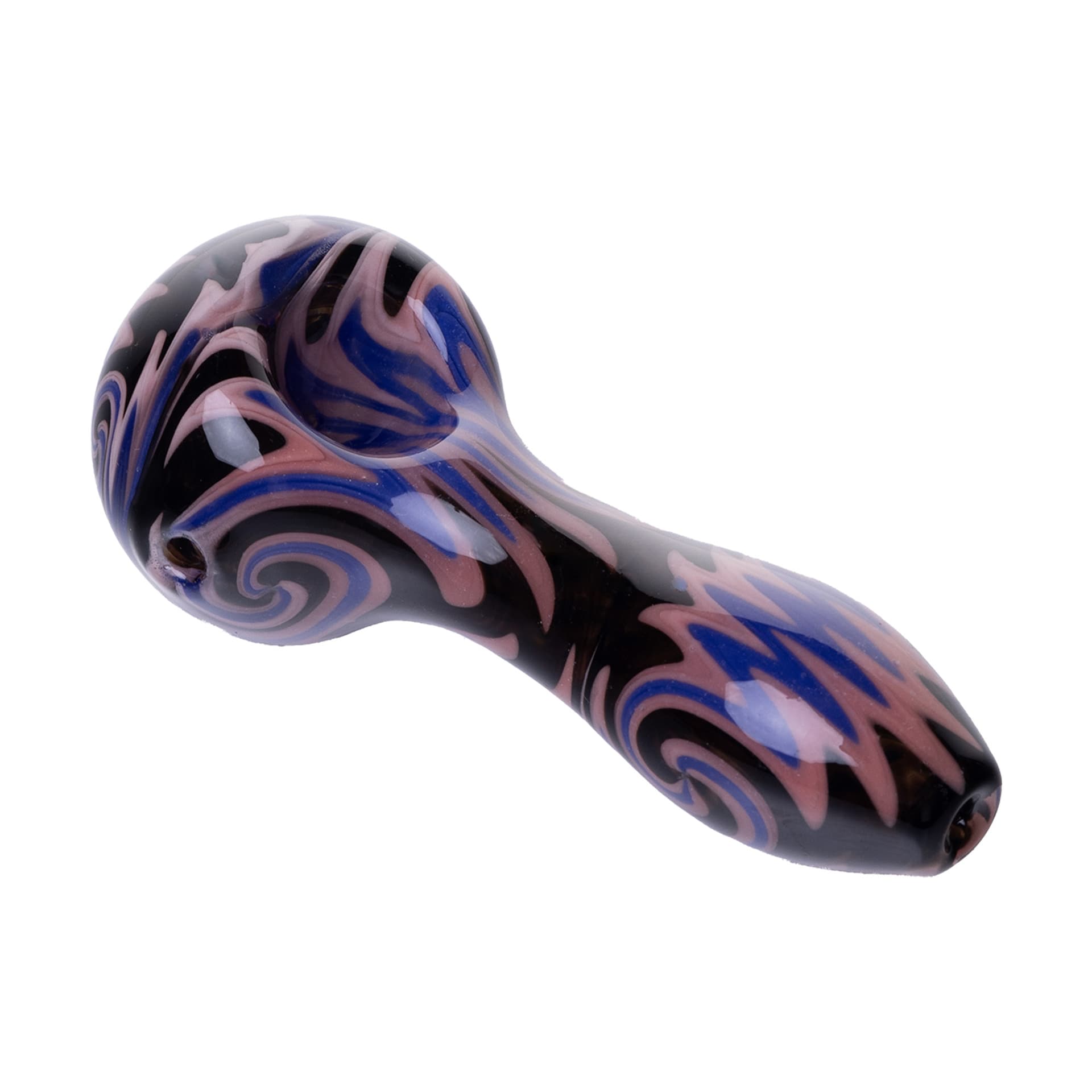 Human Grade Wig Wag Spoon Pipe Model A Purple/Pink