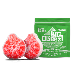 OGeez! Strawberries & Cream 1:1 THC:CBD BIG Gummy