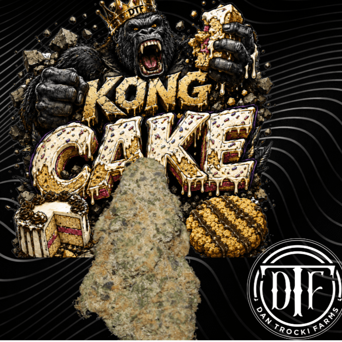 Dan Trocki Farms Kong Cake Premium Buds