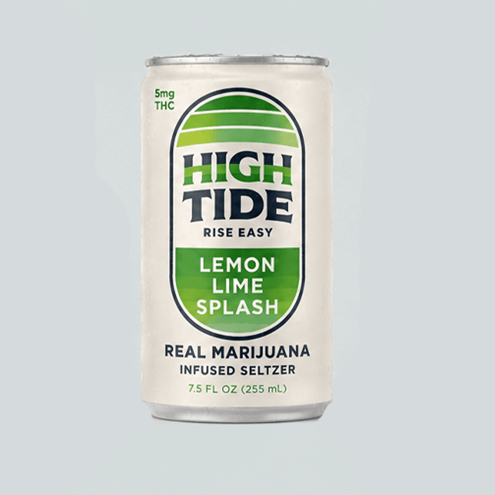 HighTide Lemon Lime Splash REAL Cannabis THC Beverage