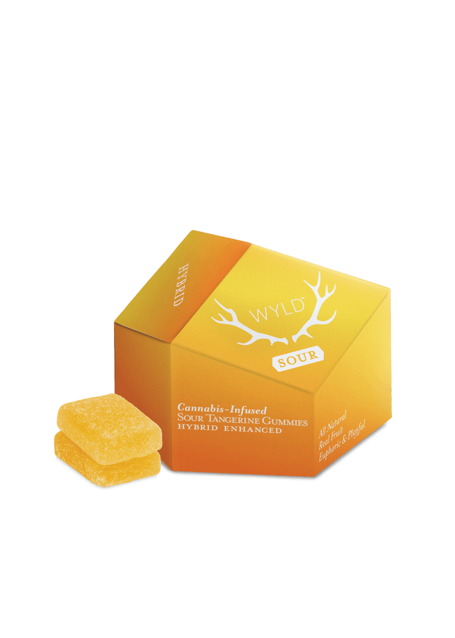 Wyld Balanced Sour Tangerine Gummies 10pk/100mg