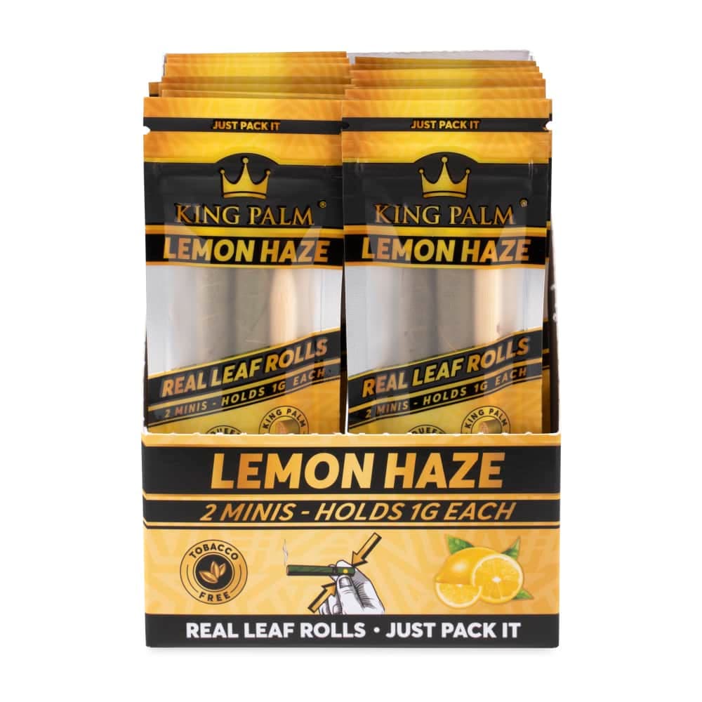 King Palm Mini Rolls Lemon Haze