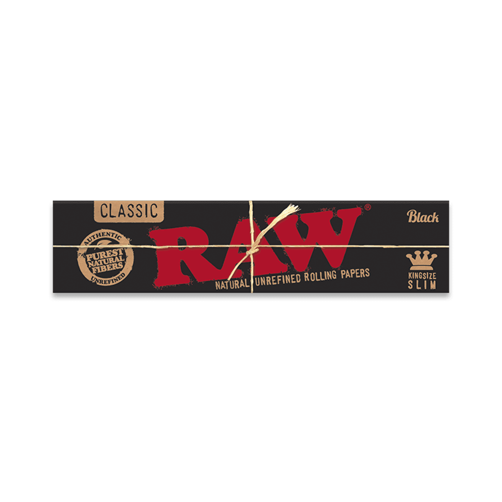 RAW Classic Black Rolling Papers King Size