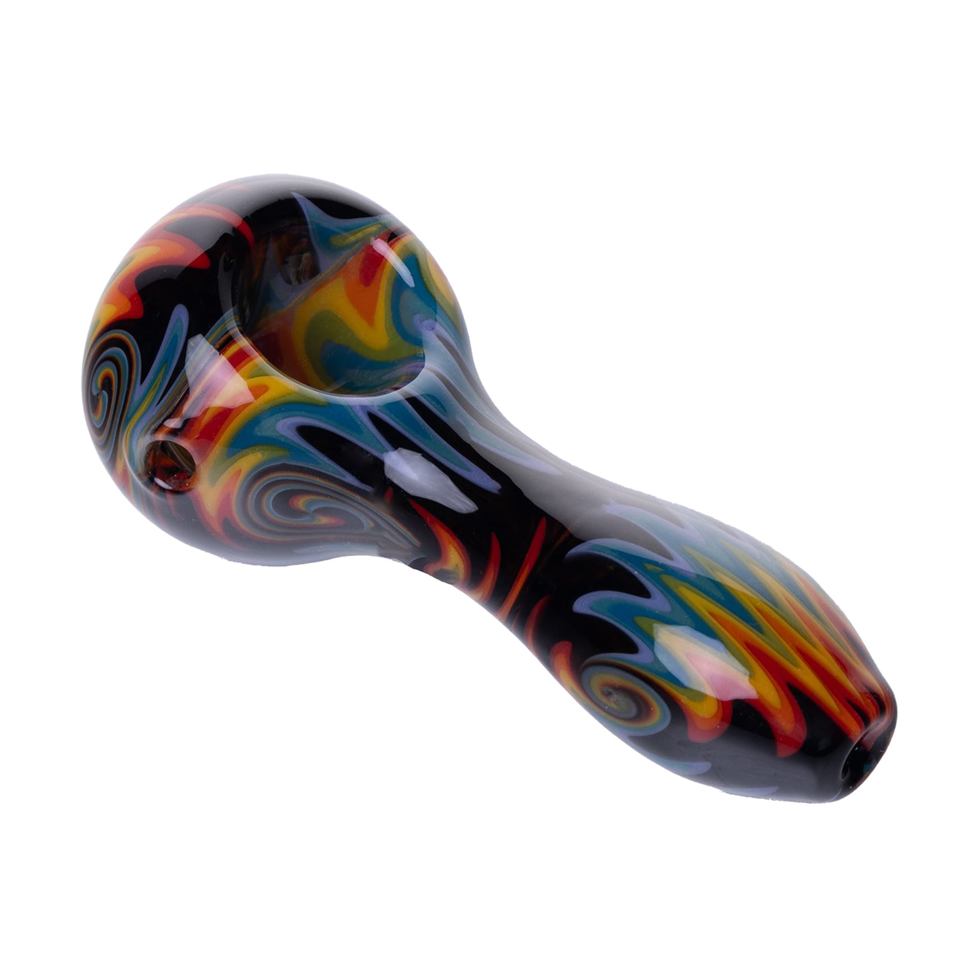 Human Grade Wig Wag Spoon Pipe Model A Rainbow