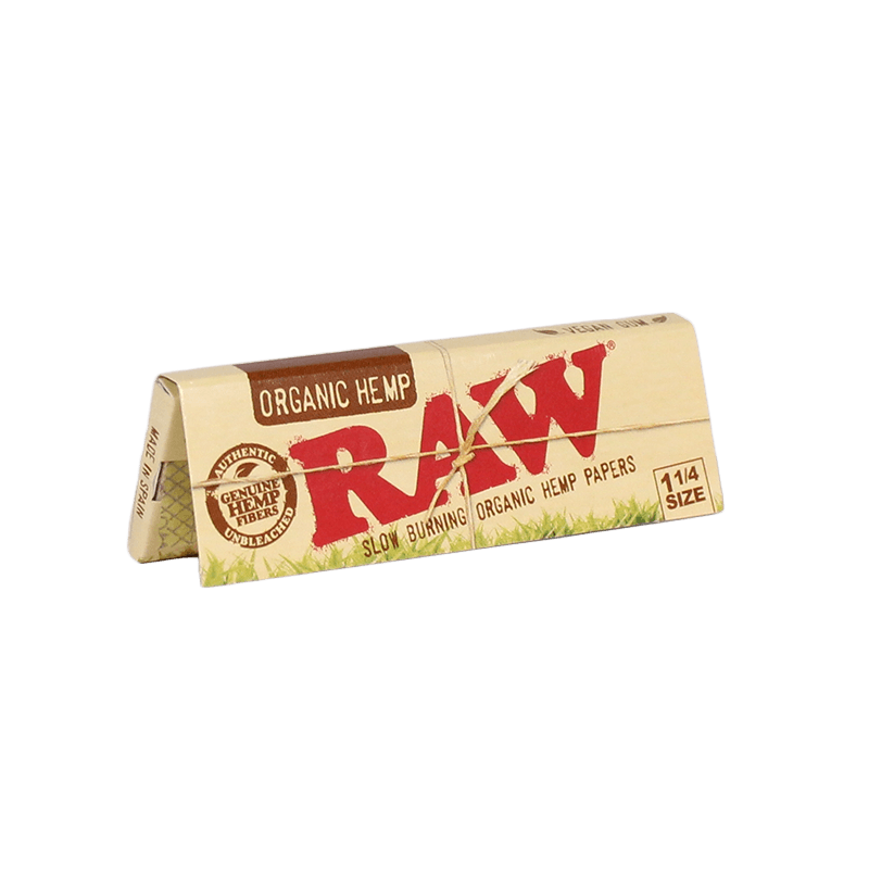 RAW Organic Hemp Rolling Papers 1 1/4"