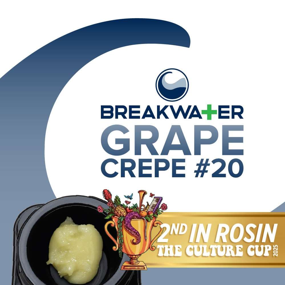 Breakwater Grape Crepe #20 Live Hash Rosin