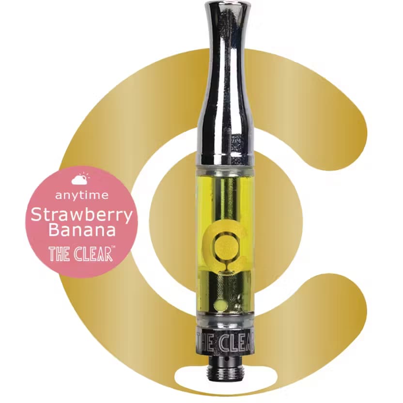 The CLEAR Strawberry Banana Cartridge