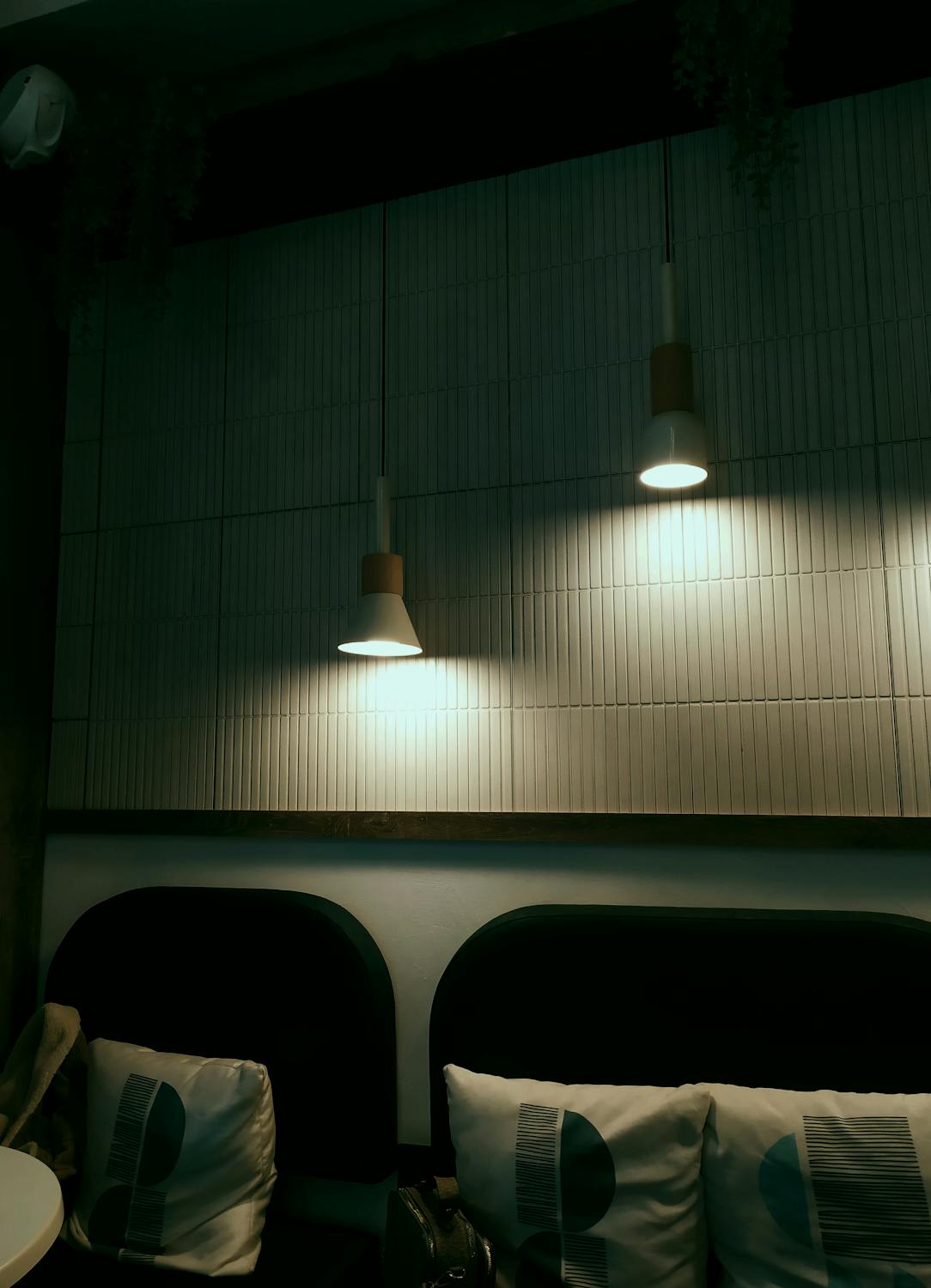 Modern warm-lit retail space with curated display